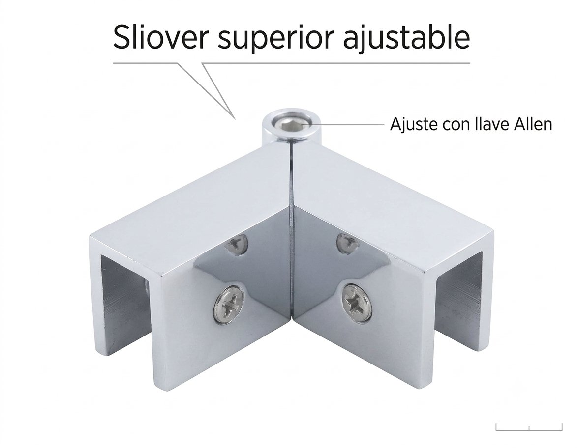 Sliover superior ajustable: ajuste con llave Allen
