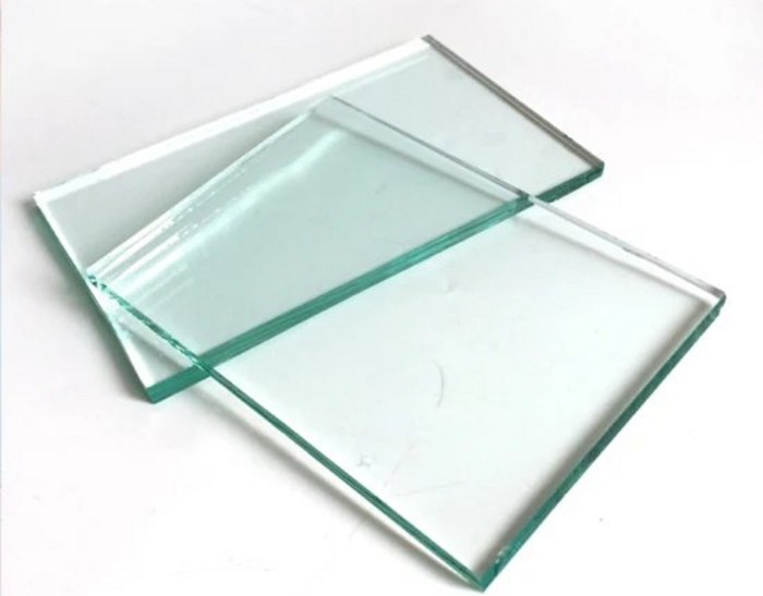 Foto de referencia del vidrio clear: láminas de vidrio transparente